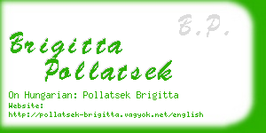 brigitta pollatsek business card